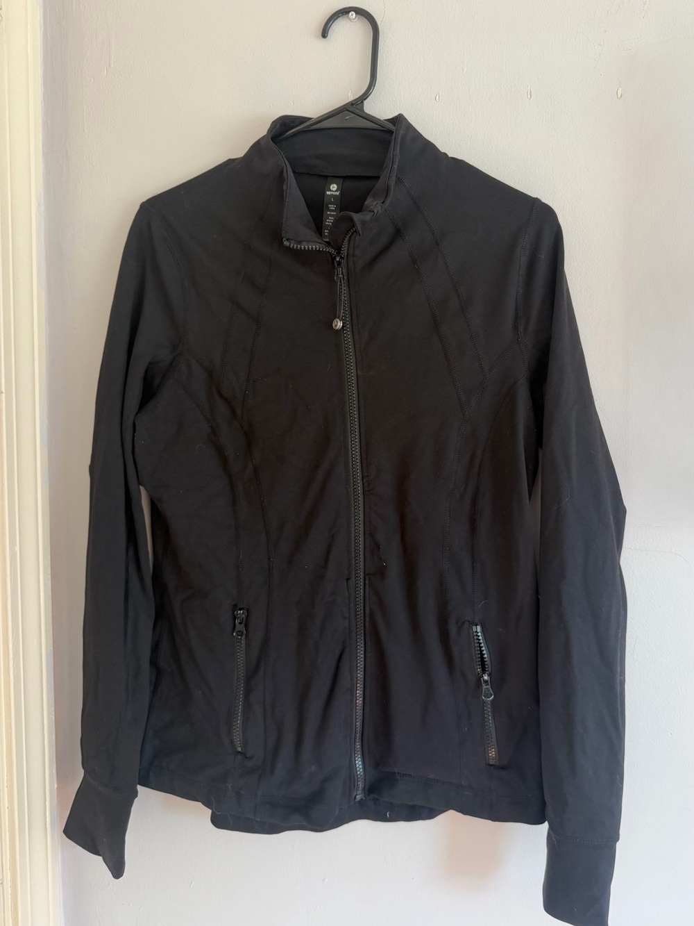 90 Degree by Reflex Black Zip Athletic Jacket
